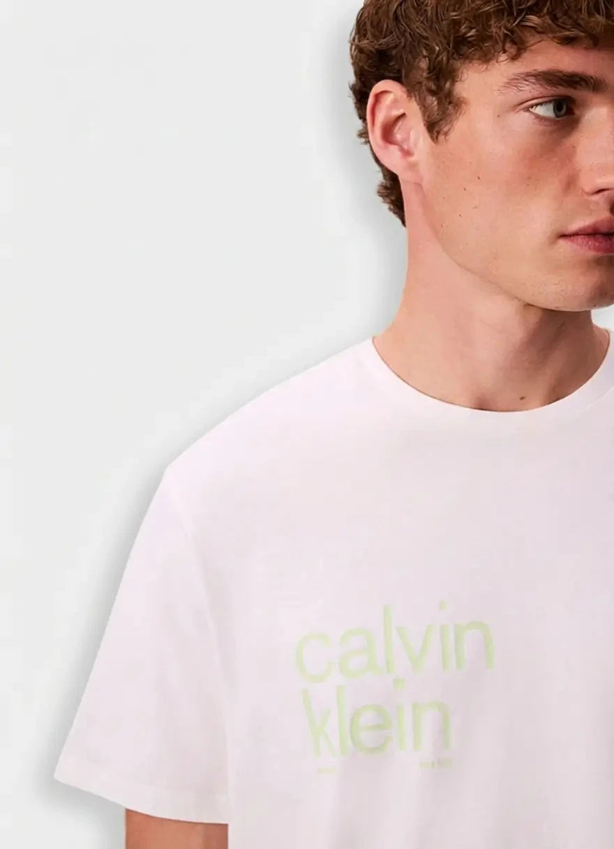 Calvin Klein Circ Graphic T-Shirt White - Subwear