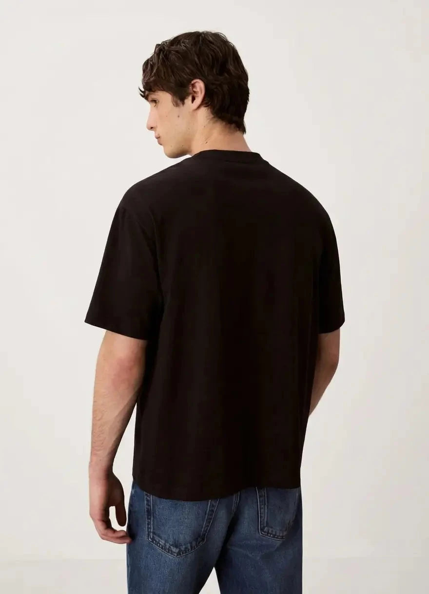 Calvin Klein Cursive Graphic T-Shirt Black - Subwear