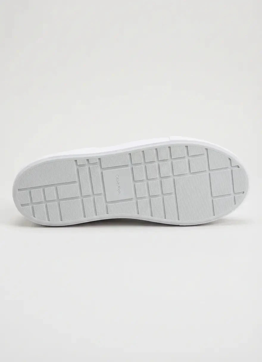 Calvin Klein Flatform Sneaker White Silver - Subwear