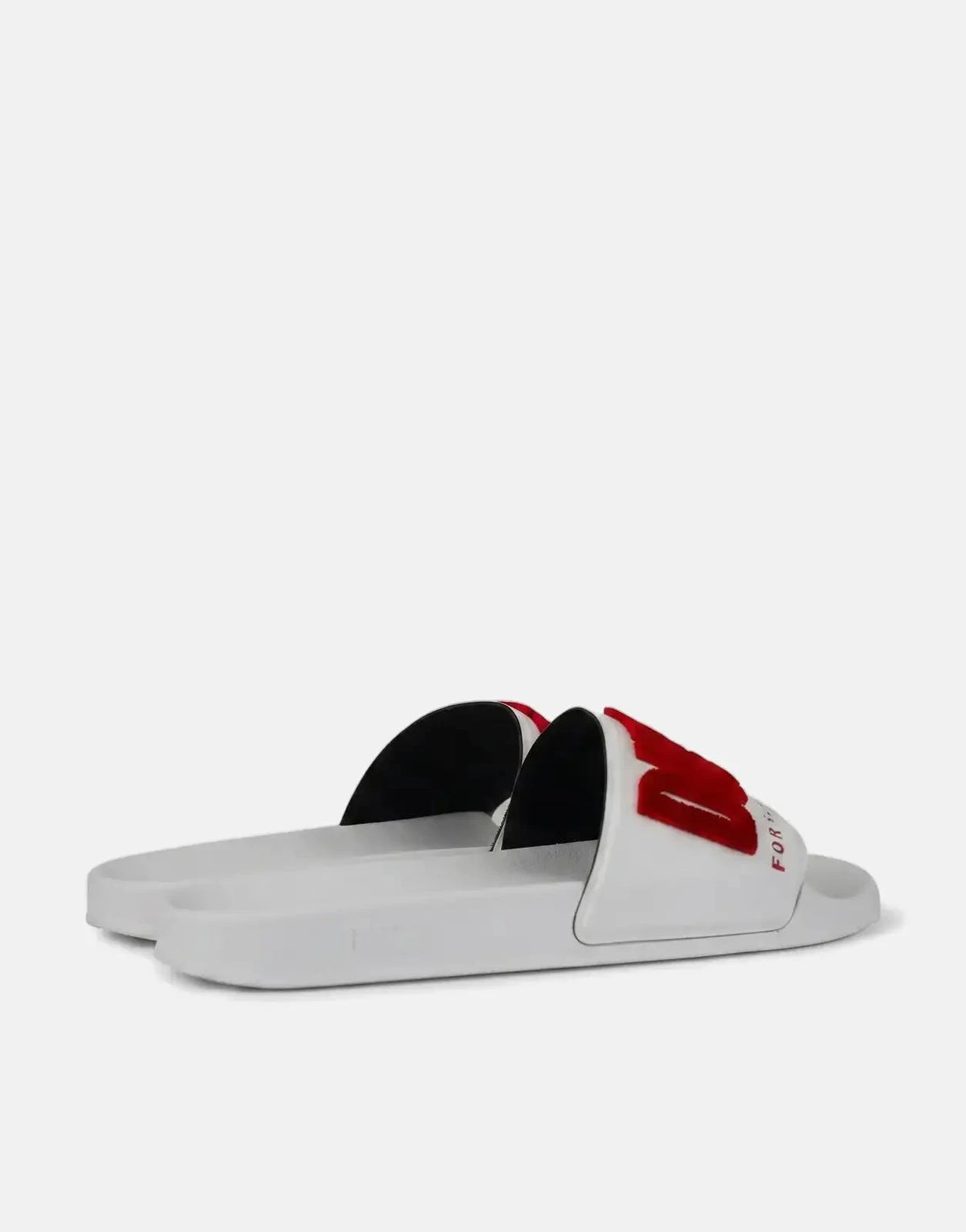 Diesel SA-Mayemi Flock Slides White - Subwear
