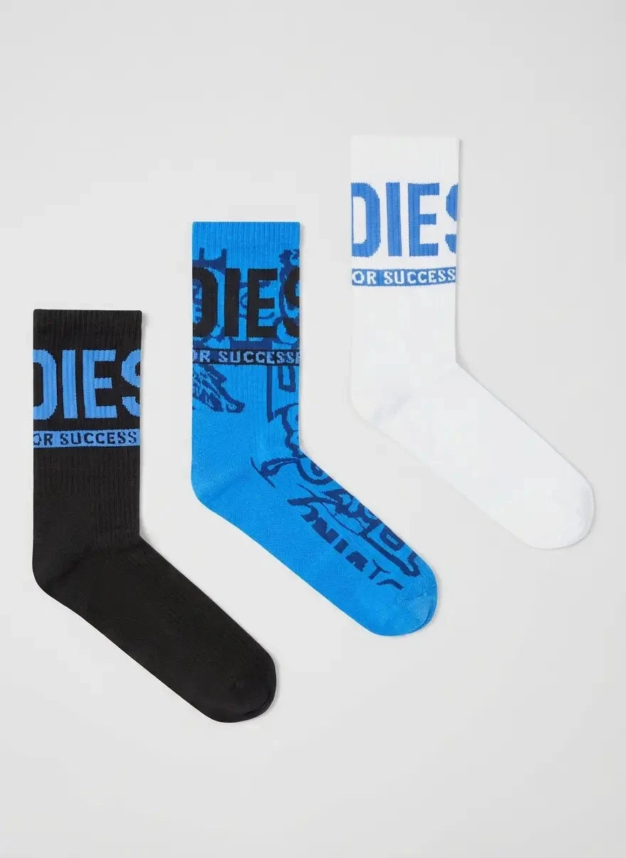 Diesel SKM Ray 3 Pack Socks E7413 - Subwear