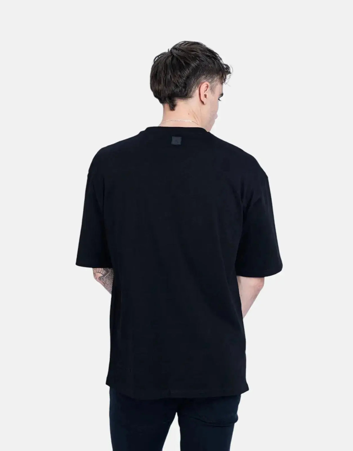 Fade Essential Boxy Black T-Shirt - Subwear