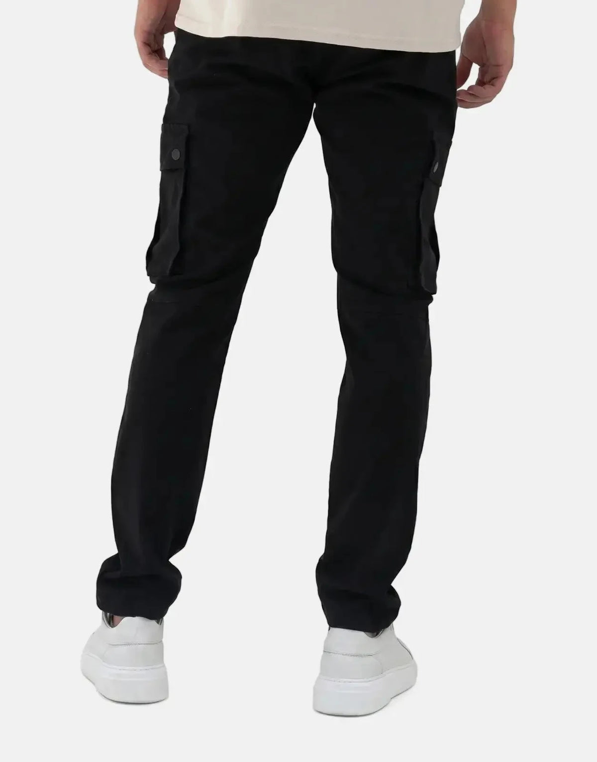 Fade Essential Cargo Black Pants - Subwear