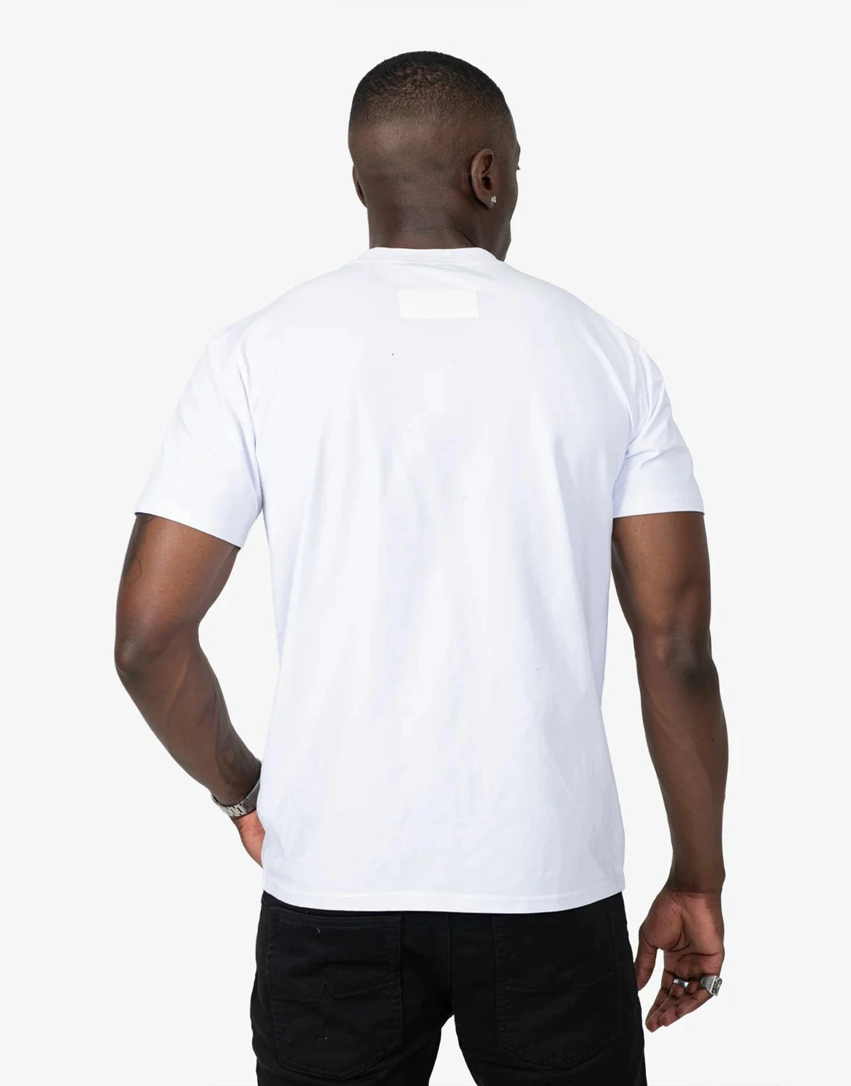 Fade Essential Slim Fit White T-Shirt - Subwear