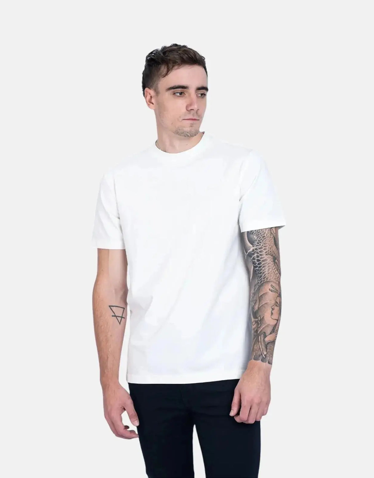 Fade Essential Slim White T-Shirt - Subwear
