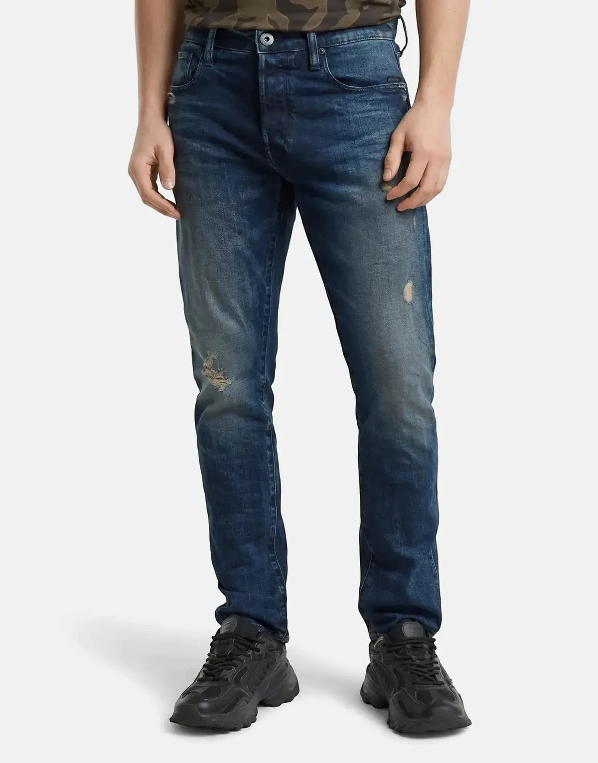 G-Star RAW 3301 Slim Worn In Mountain Jeans - Subwear