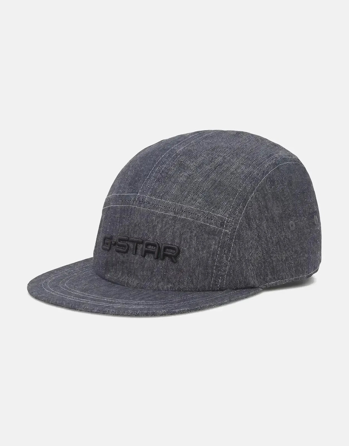 G-Star RAW Flat Brim 5 Raw Denim Panel Cap - Subwear
