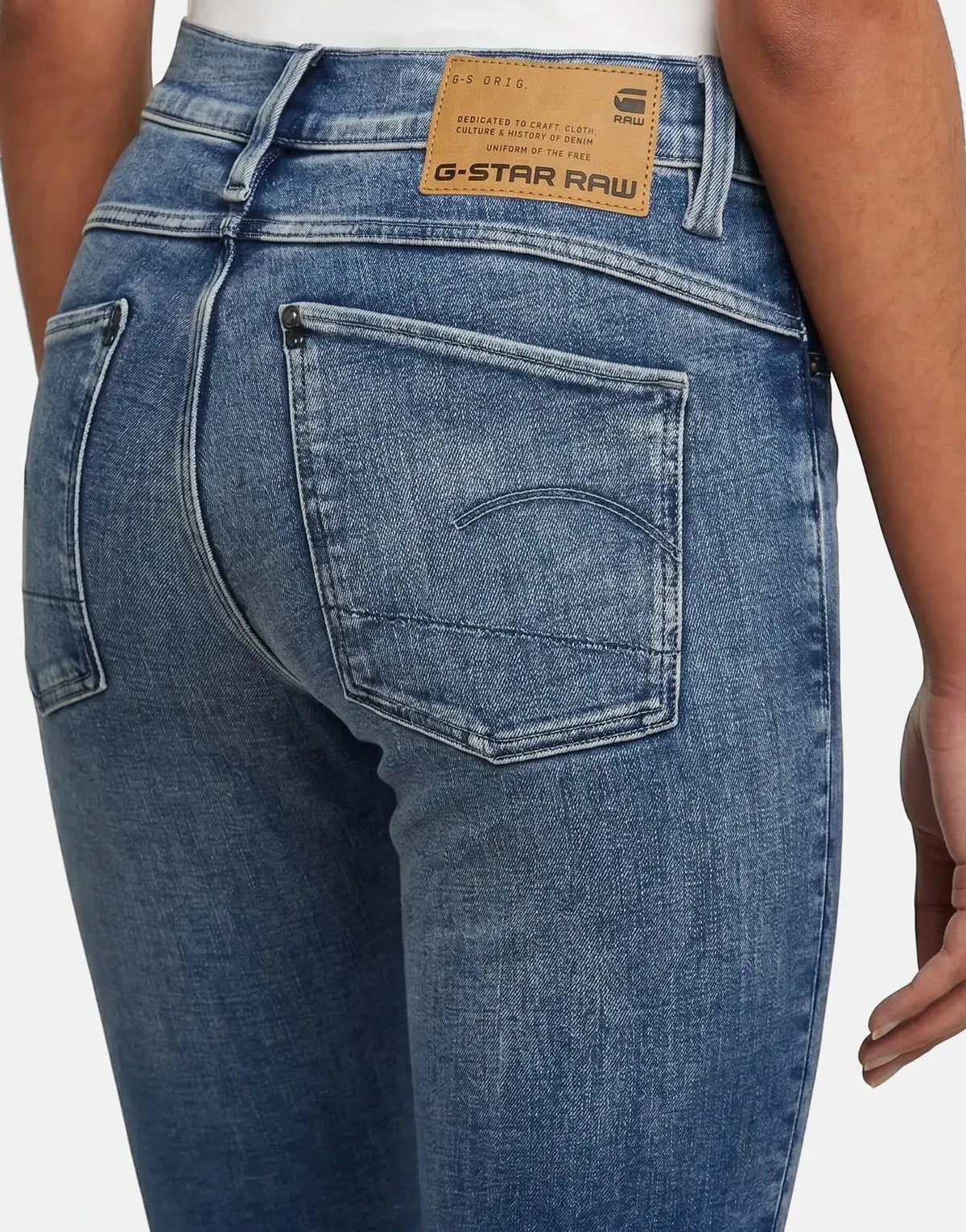 G-Star RAW Lhana Skinny Faded Cascade Jeans - Subwear