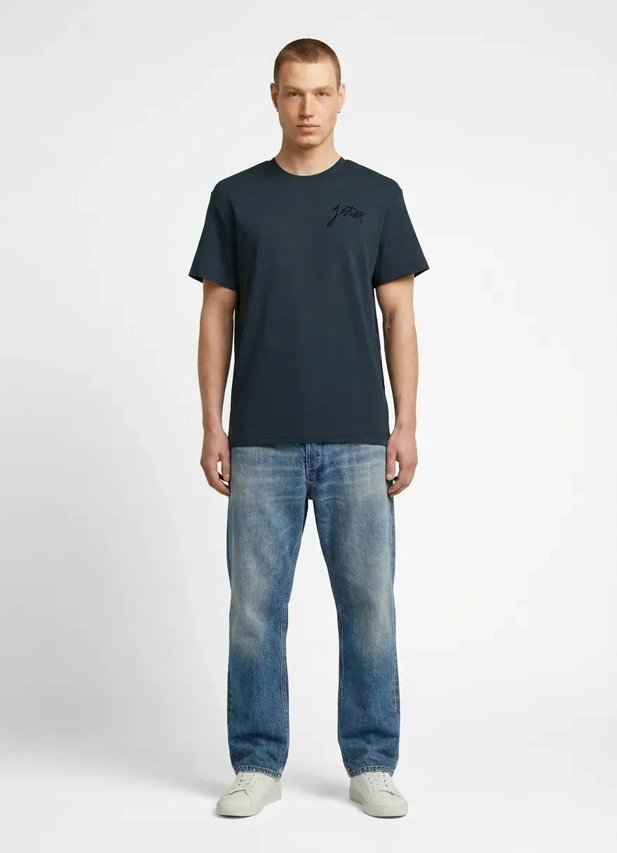 G-Star RAW Patriot Blue G-Script T-Shirt - Subwear