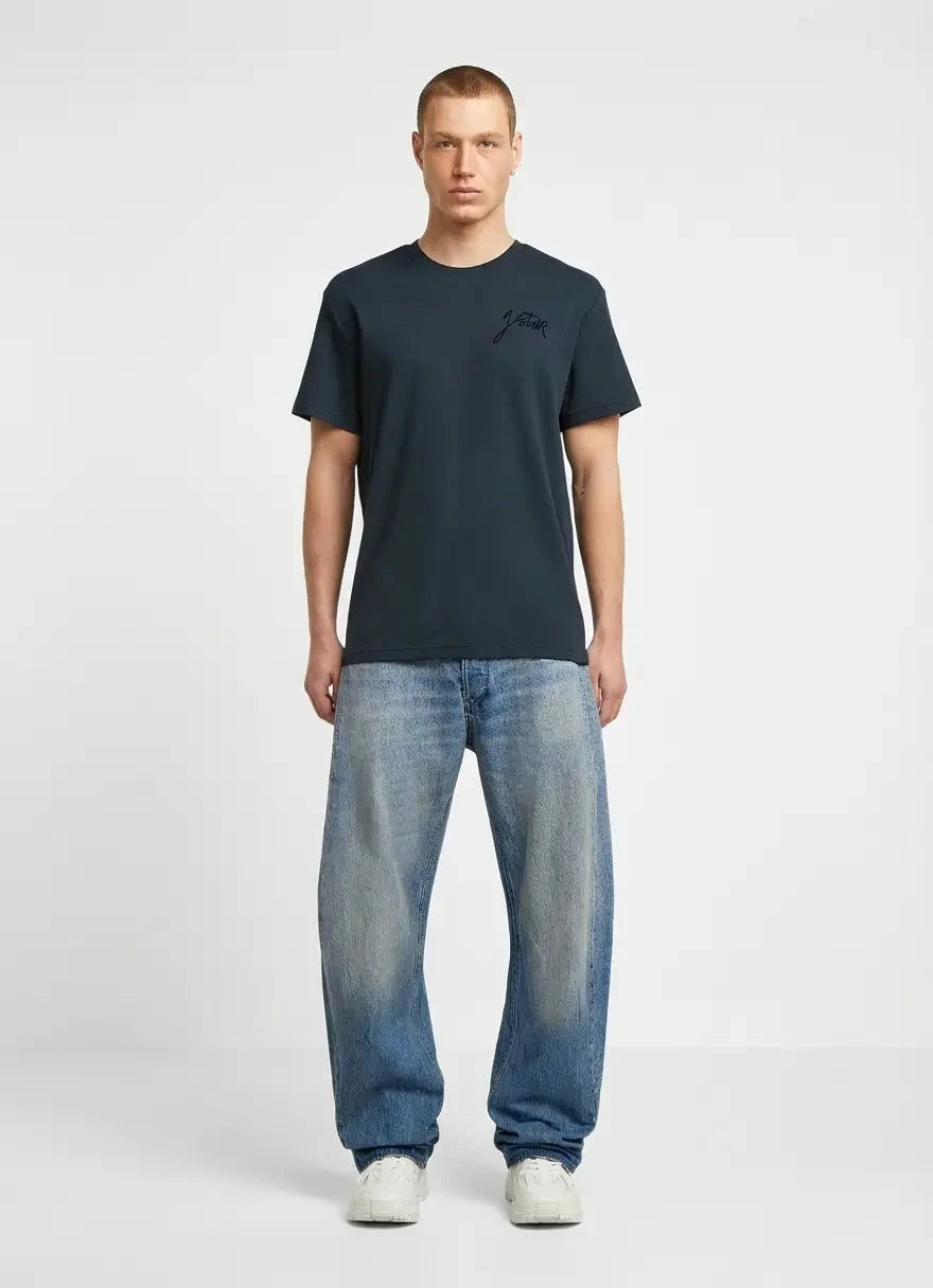 G-Star RAW Patriot Blue G-Script T-Shirt - Subwear
