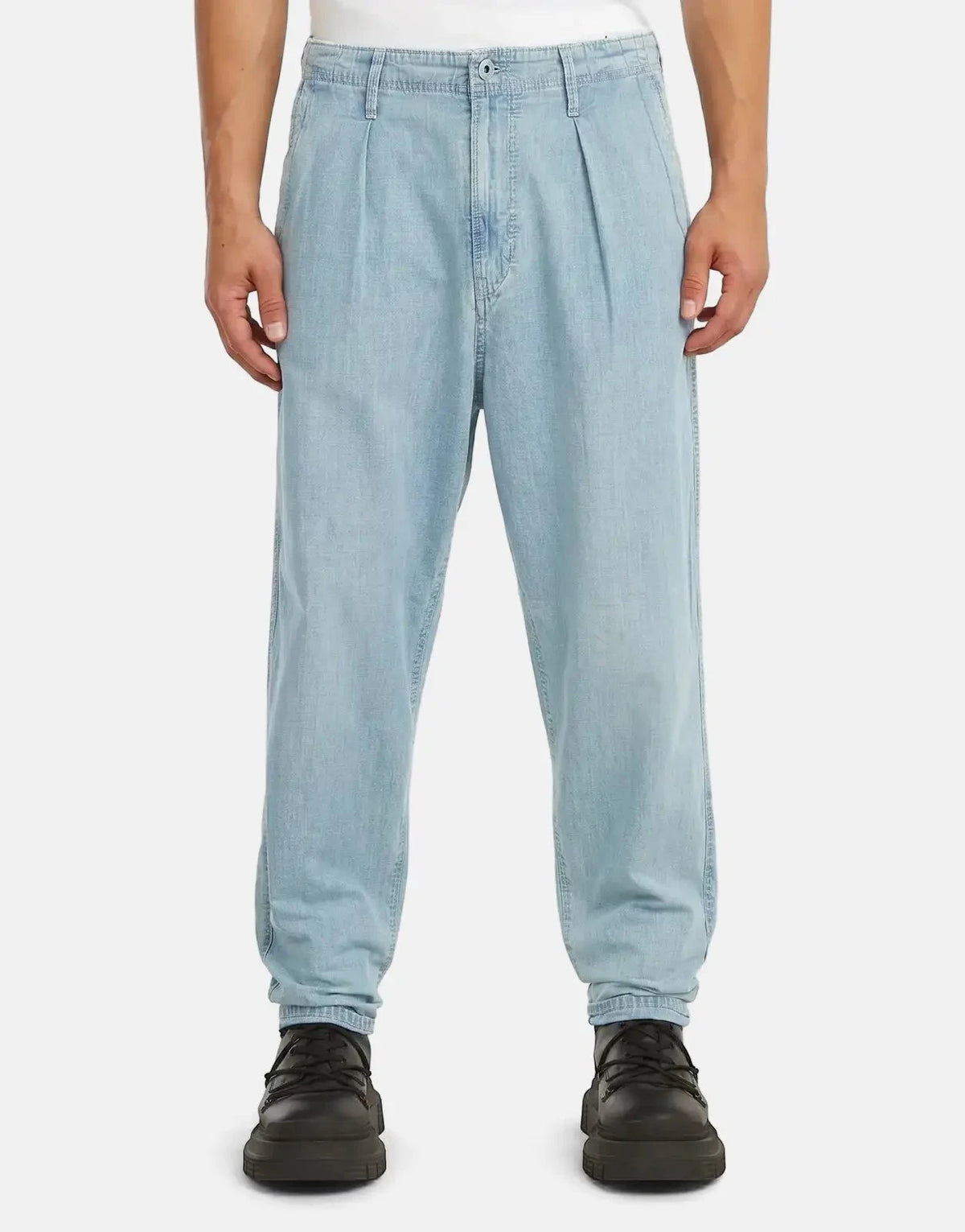 G-Star RAW Pleated Chino Denim Relaxed Tapered Vintage Mirage - Subwear