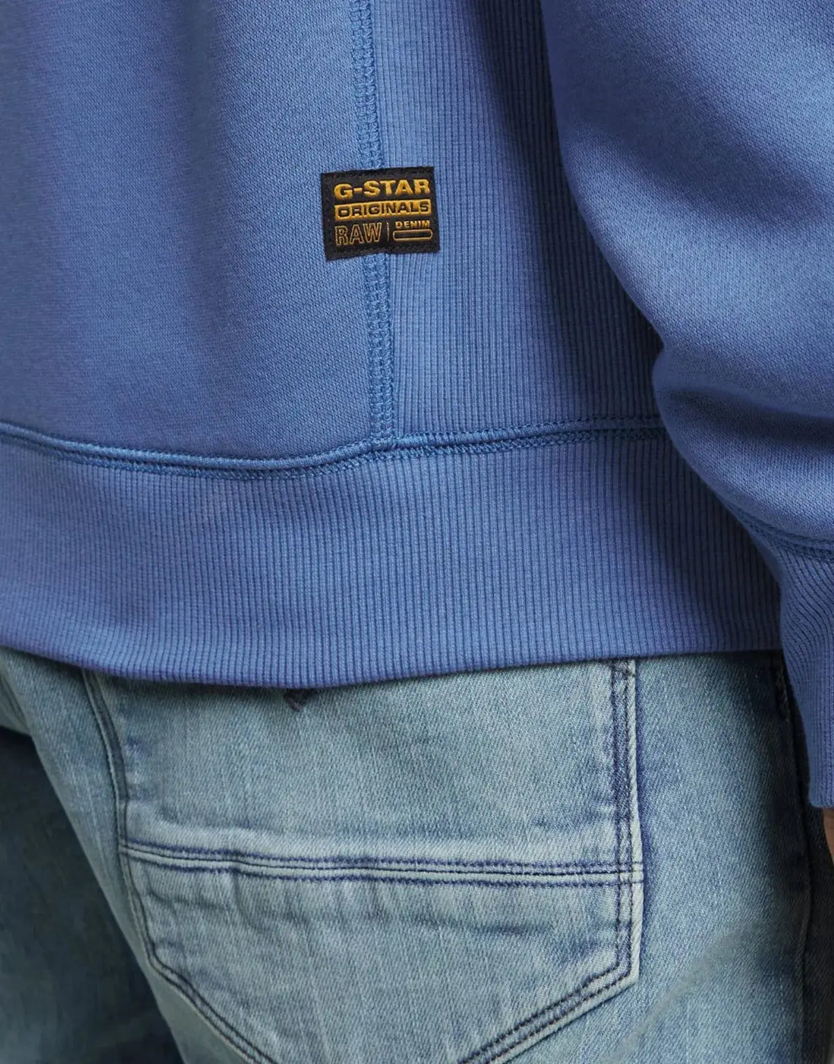 G-Star RAW Premium Core Sweatshirt Dutch Blue - Subwear
