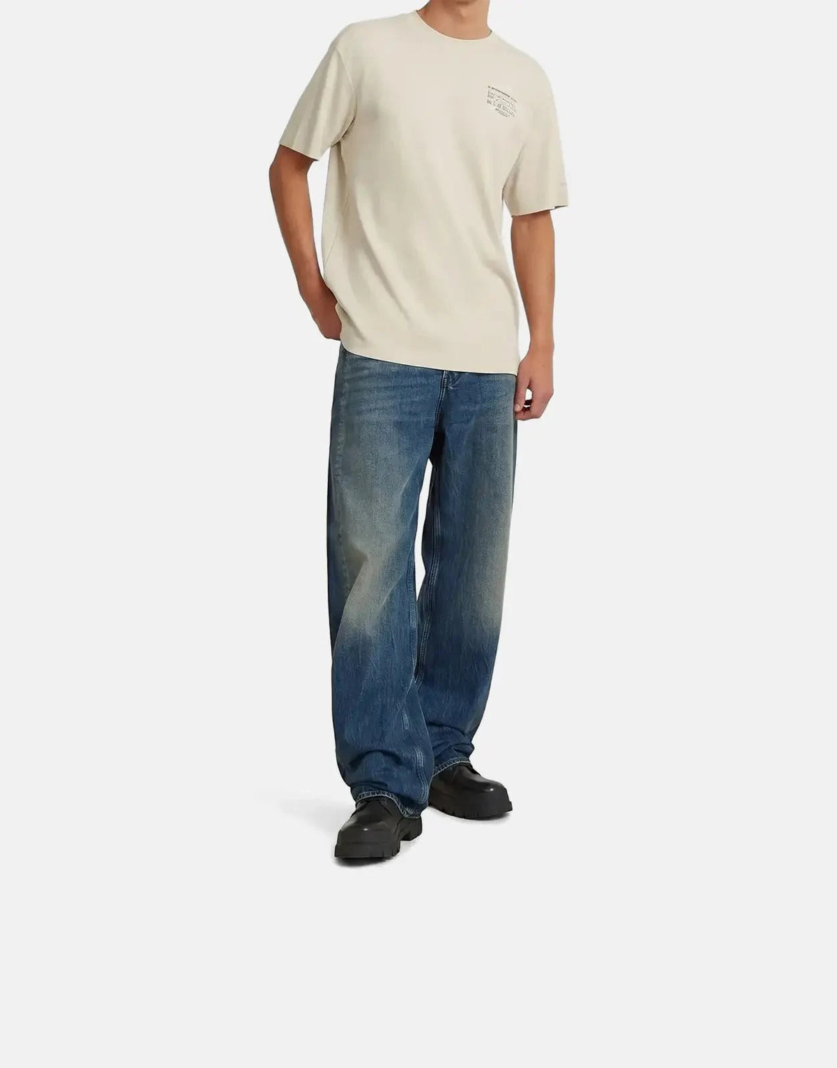 G-Star RAW Script Whitebait T-Shirt - Subwear