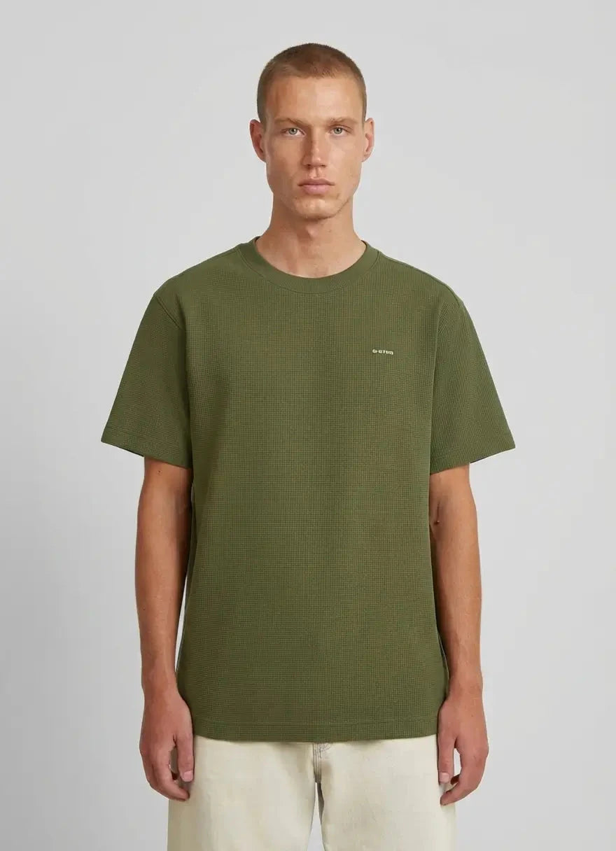 G-Star RAW True Regular Structured Four Leaf Clover T-Shirt - Subwear