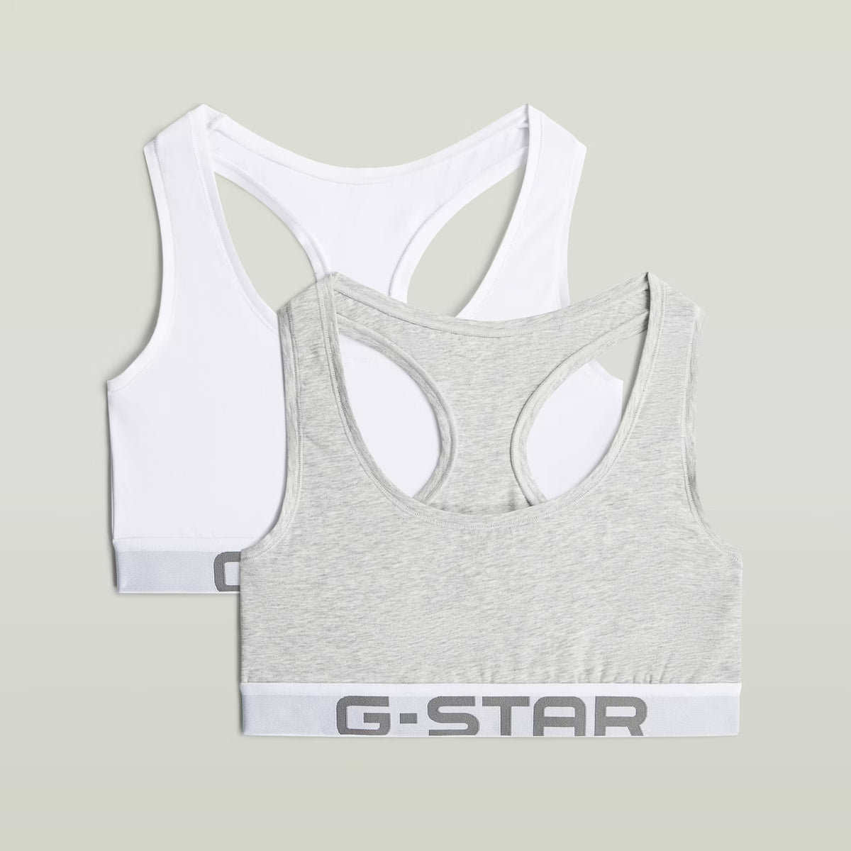 G-Star RAW Logo Raceback Bralette 2 Pack Multi - Subwear