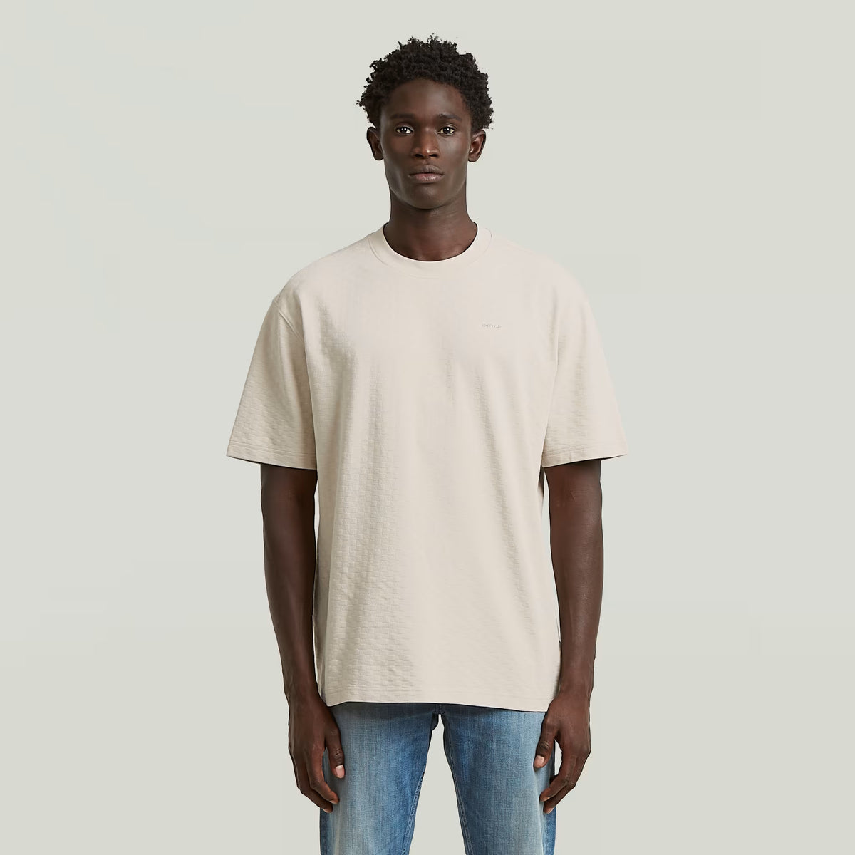 G-Star RAW Structured Relaxed Base Whitebait T-Shirt - Subwear