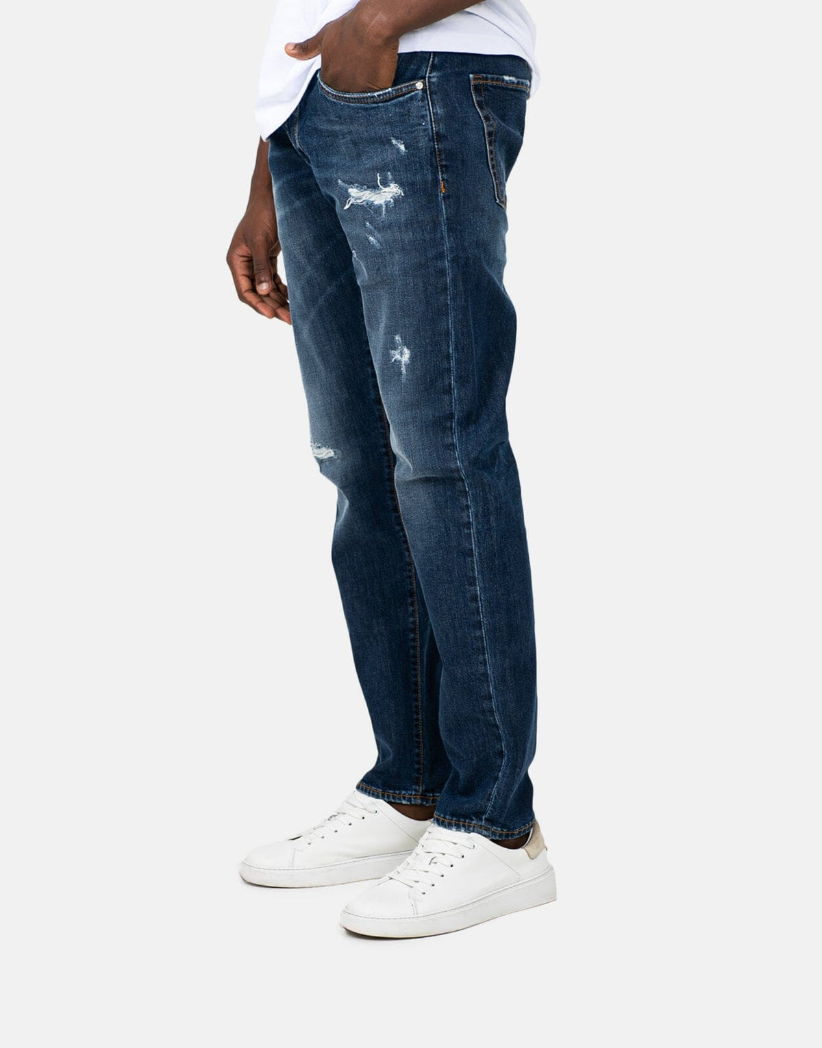 Les Hommes Blue Denim Jeans - Subwear