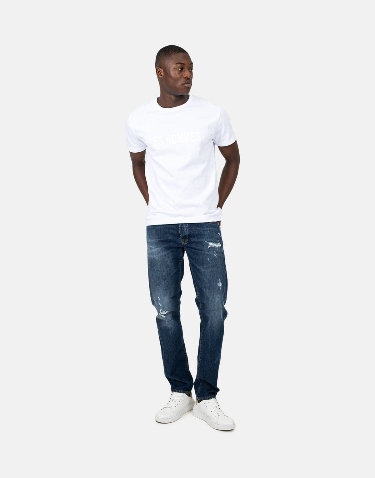 Les Hommes Blue Denim Jeans - Subwear