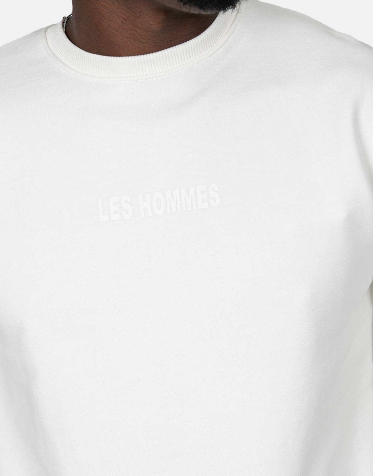 Les Hommes Flower White Sweatshirt - Subwear
