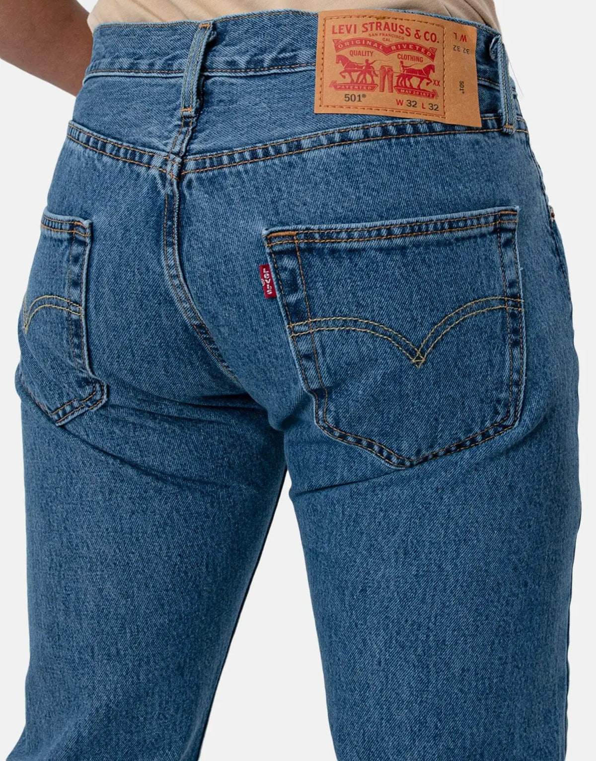 Levi's 501 Original Medium Stonewash Jeans - Subwear