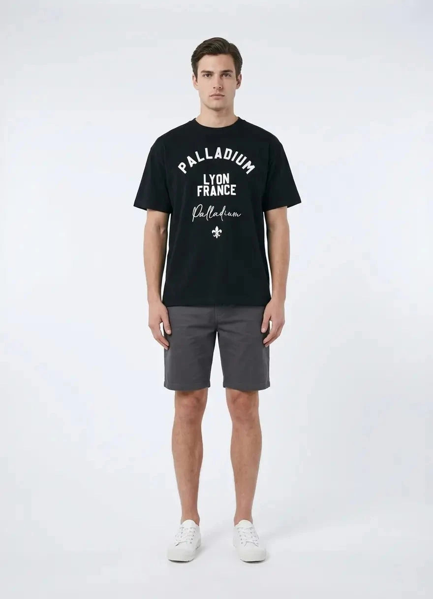 Palladium Lyon France Black T-Shirt - Subwear