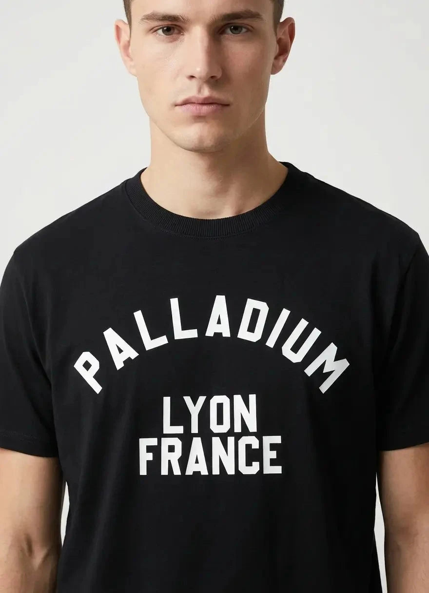 Palladium Lyon France Black T-Shirt - Subwear