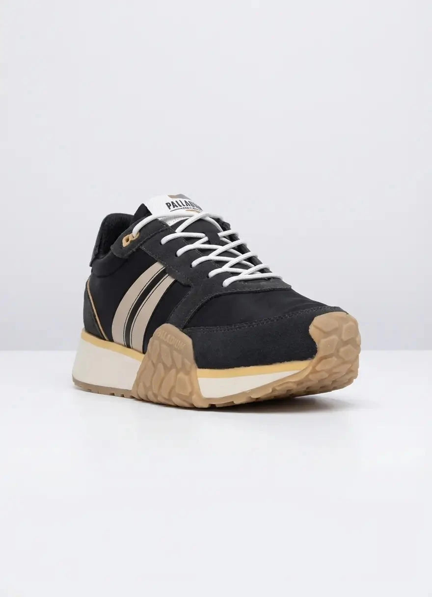 Palladium Troop Runner Flame Black & Beluga Sneaker - Subwear