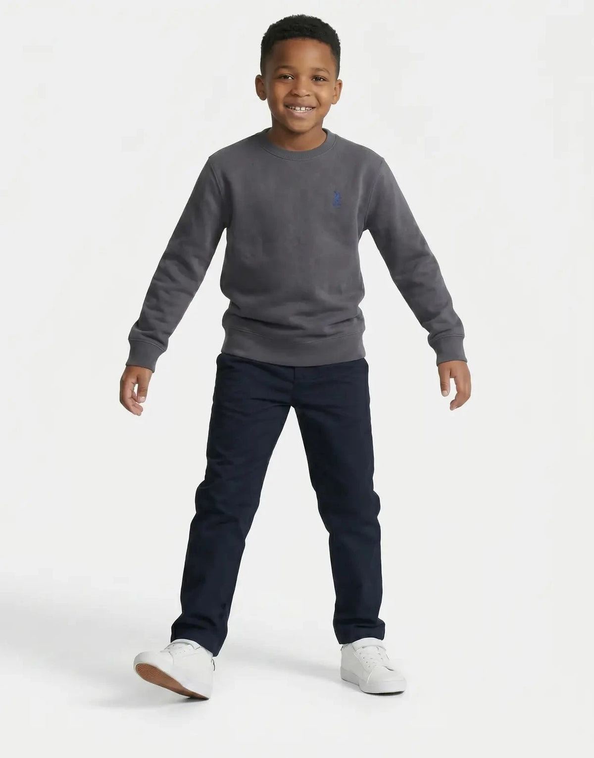 Polo Boys Adrian Gunmetal Sweatshirt - Subwear