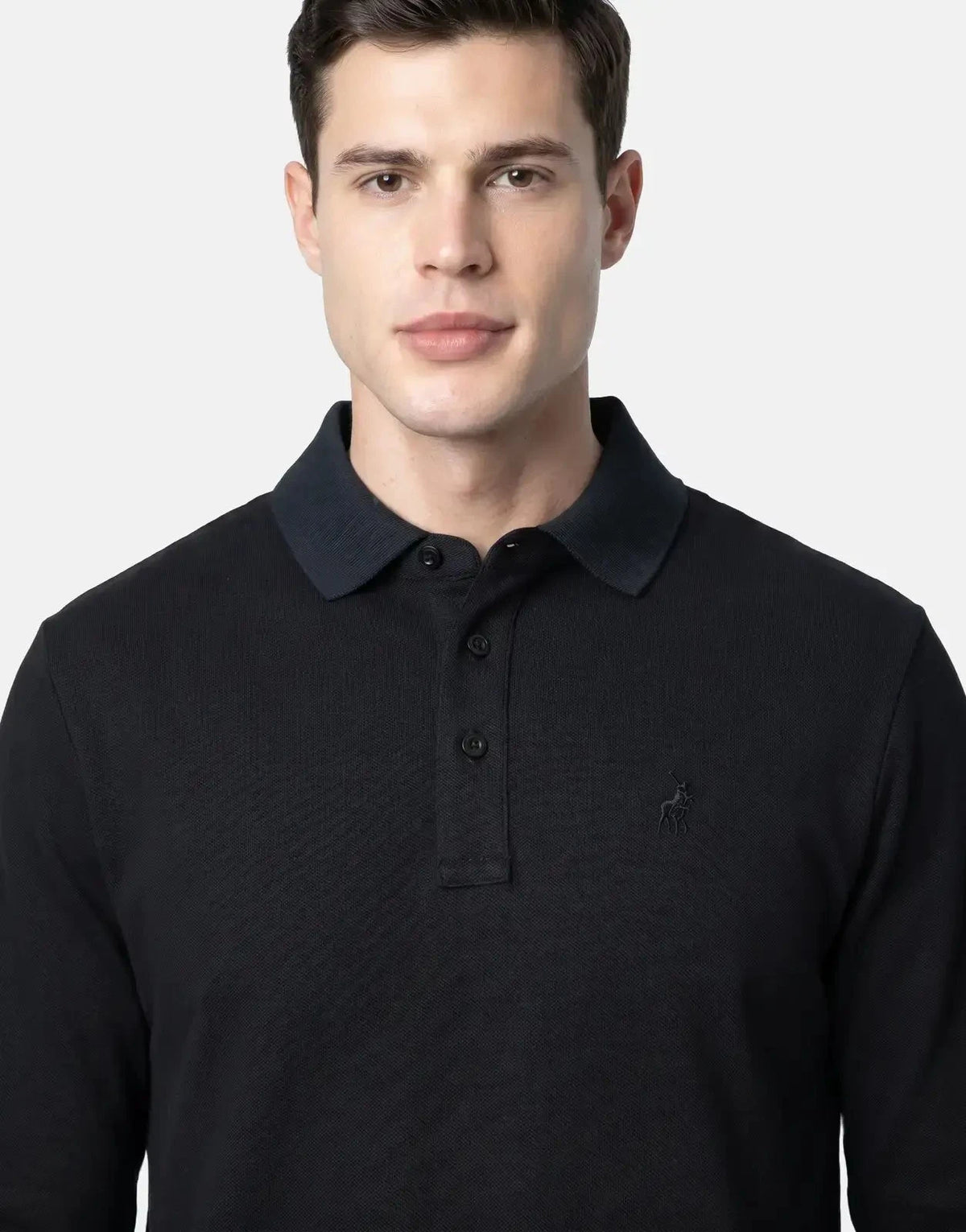 Polo Essential Pique Black Golfer - Subwear