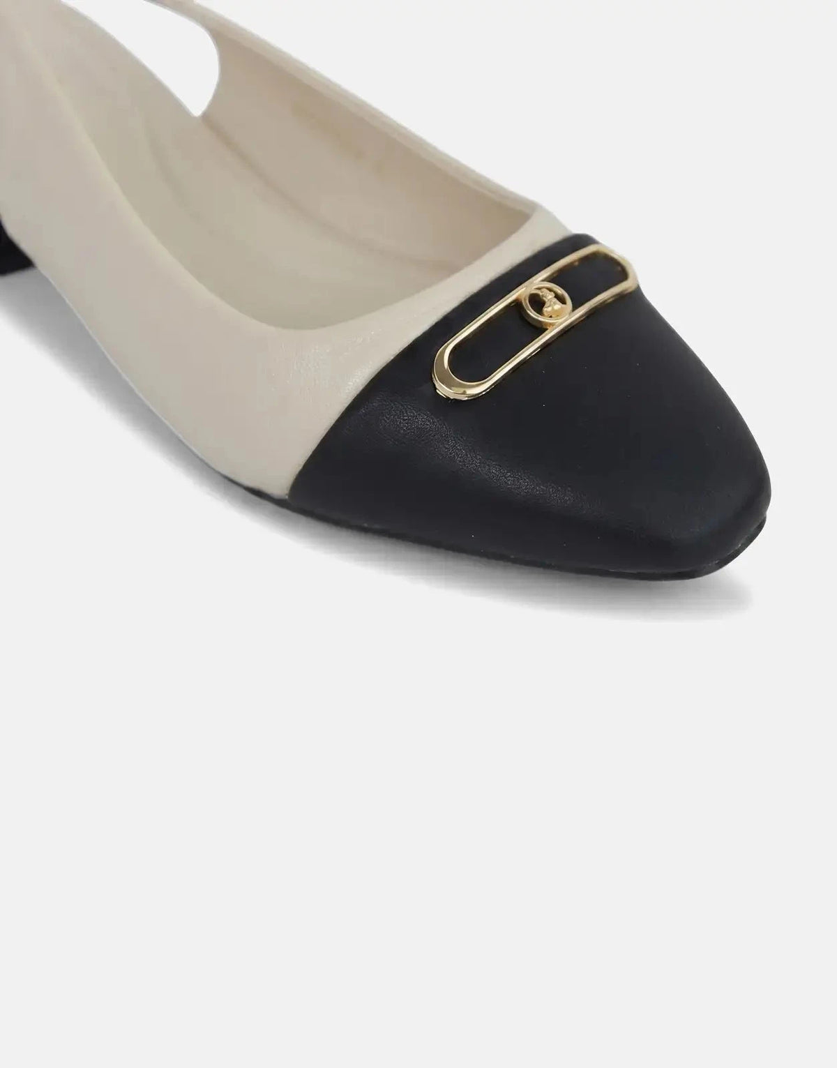 Polo Toe Cap OffWhite Slingback - Subwear
