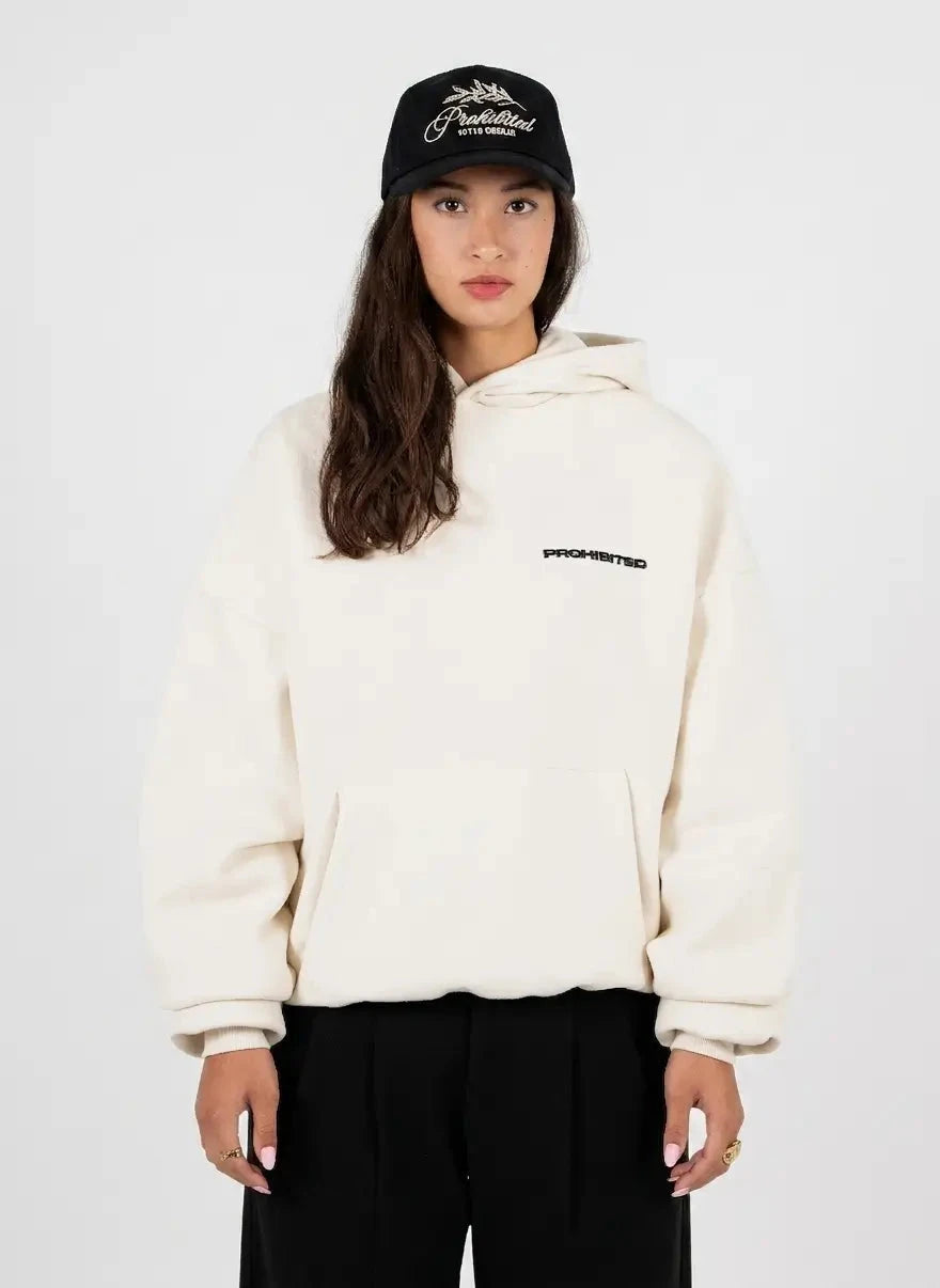 Prohibited 10110 Cream Hoodie - Subwear