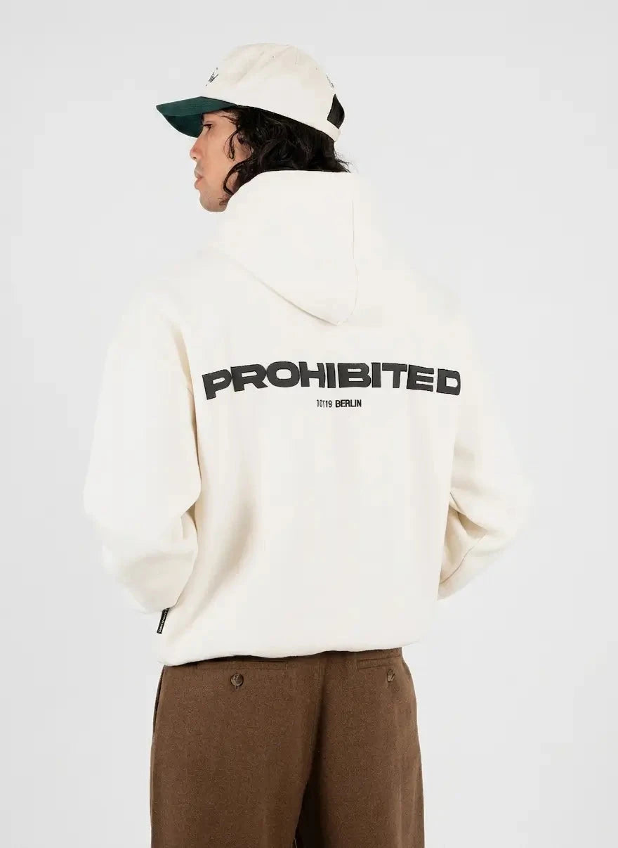 Prohibited 10110 Cream Hoodie - Subwear