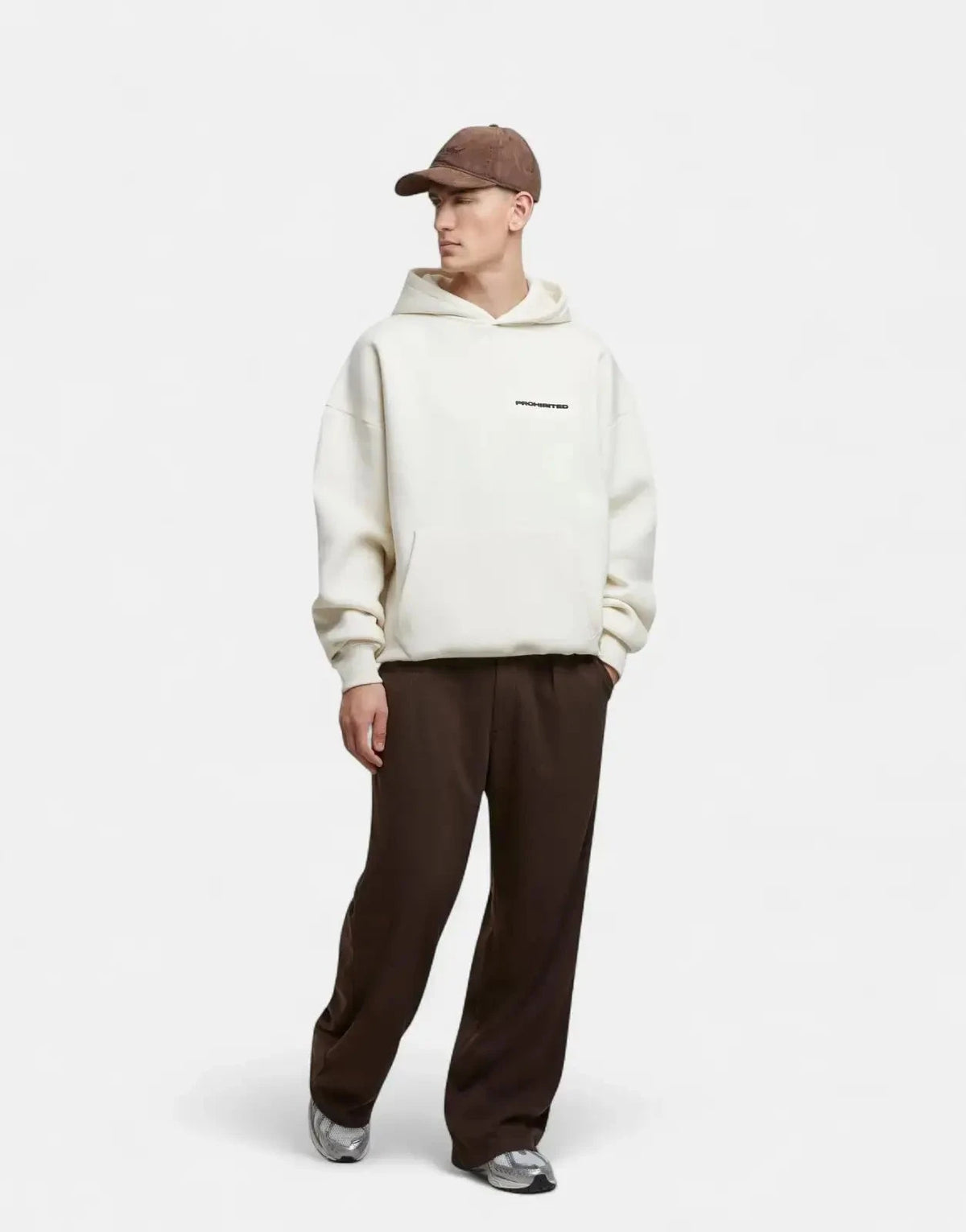 Prohibited 10119 Cream Hoodie - Subwear