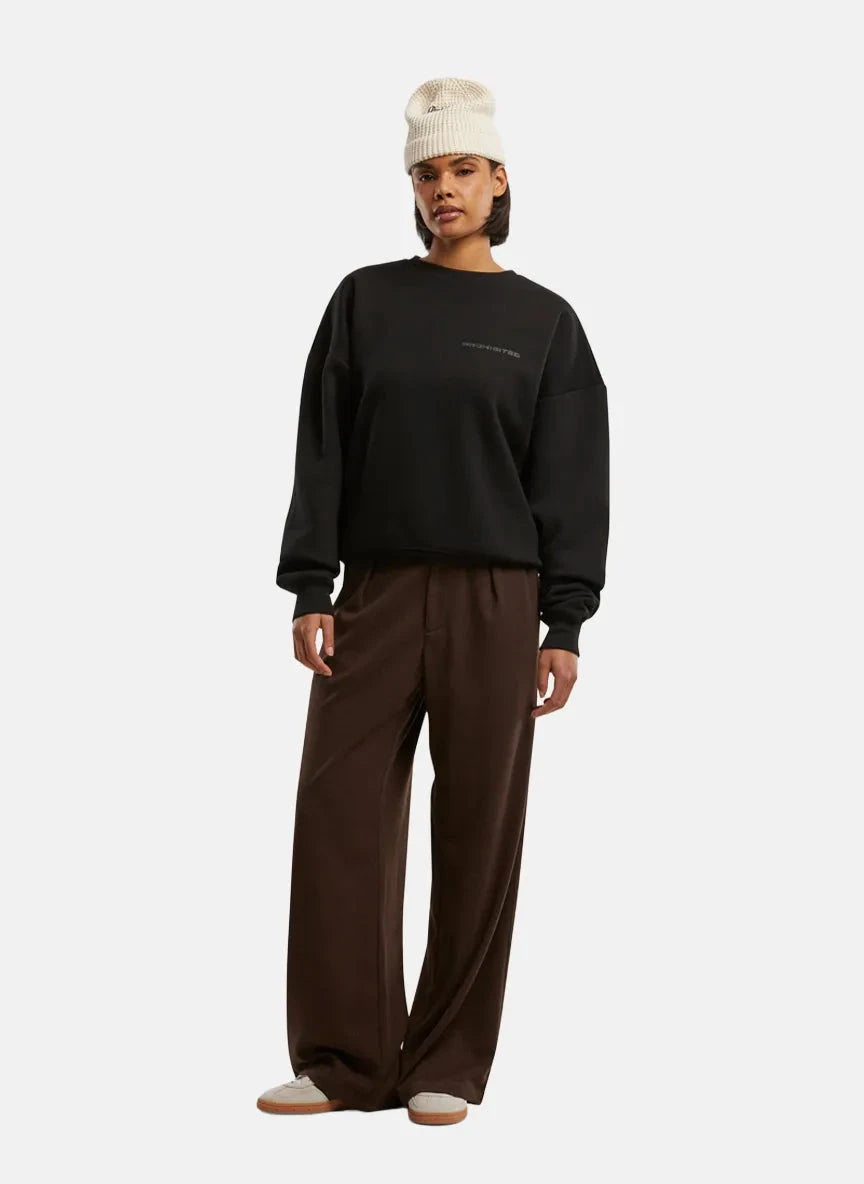 Prohibited 10119 Crew Neck Black Sweatshirt - Subwear