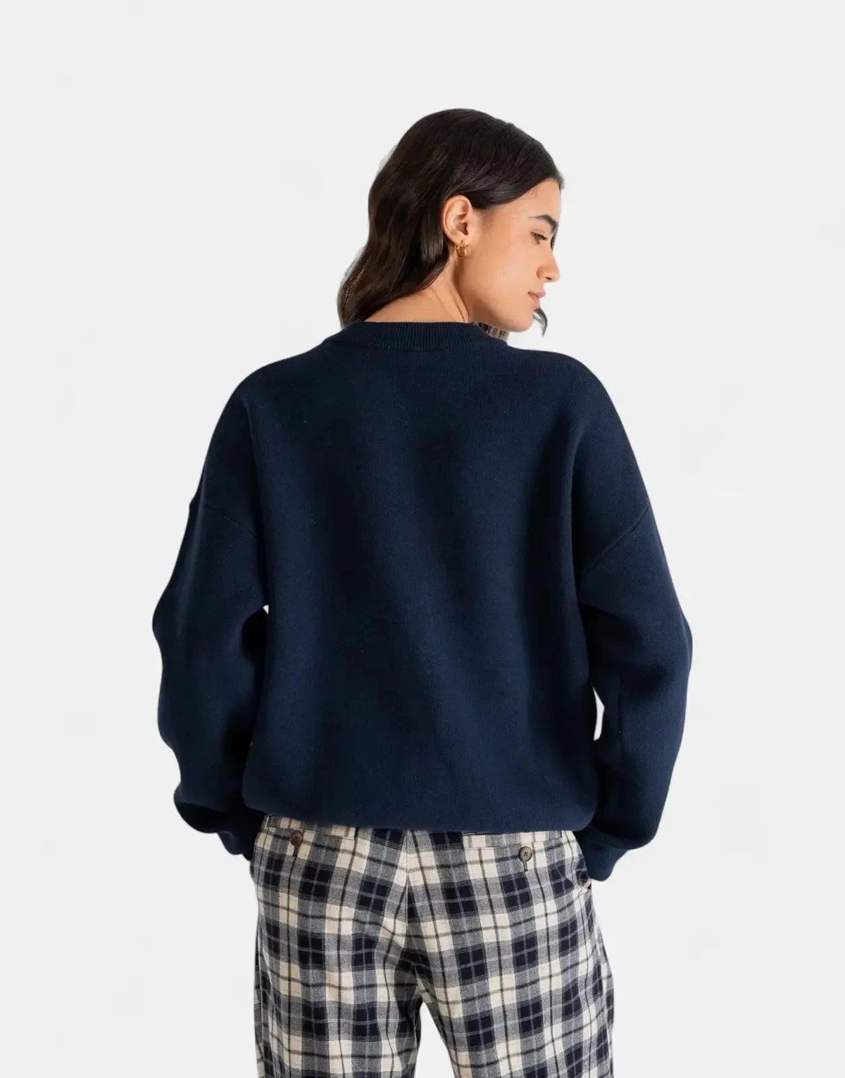 Prohibited Bloom Knit Navy Sweatshirt - Subwear