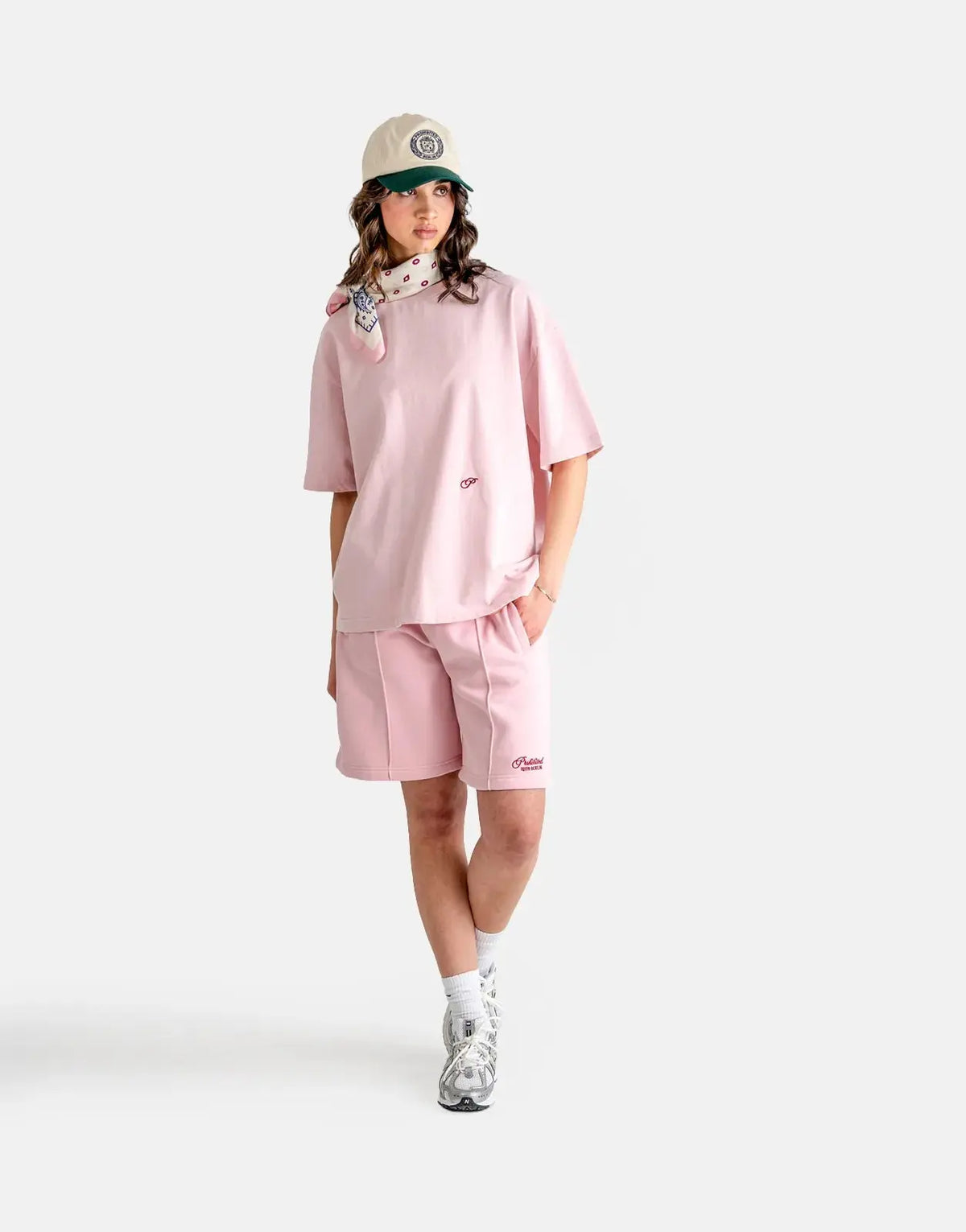 Prohibited Hometown Cherry Pink Sweatshorts - Subwear