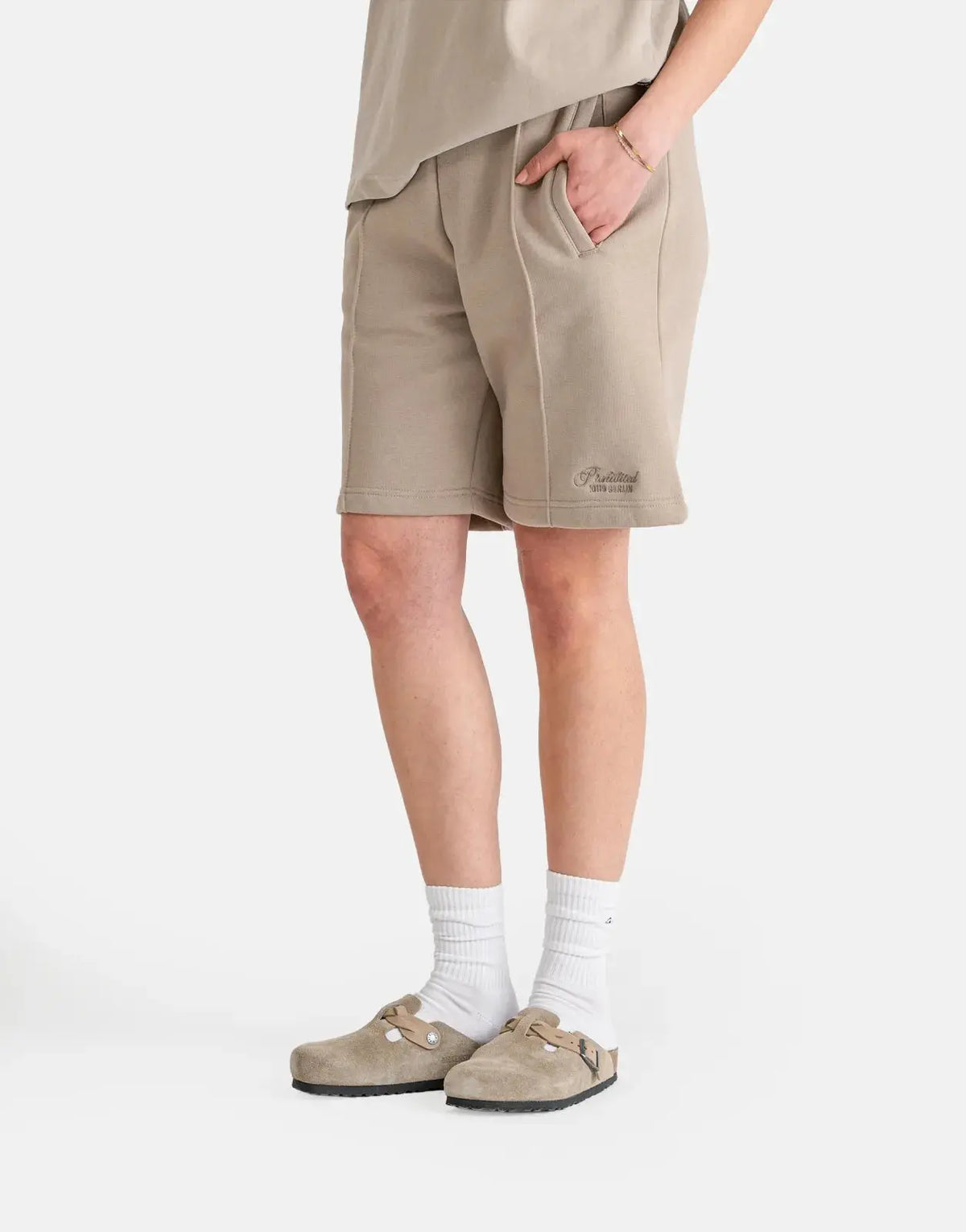 Prohibited Hometown Dust Grey Sweatshorts - Subwear