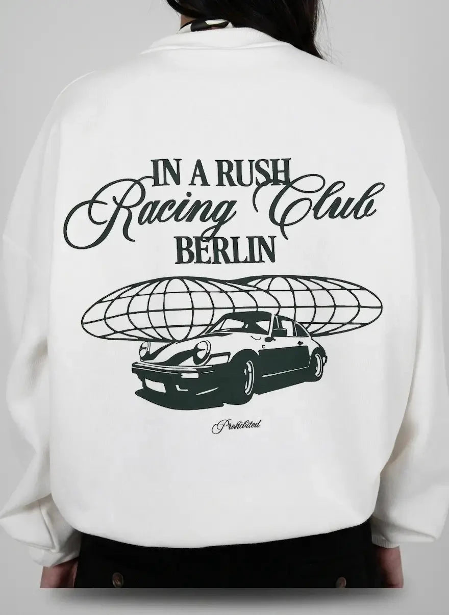 Prohibited In A Rush Crew Neck Offwhite T-Shirt - Subwear