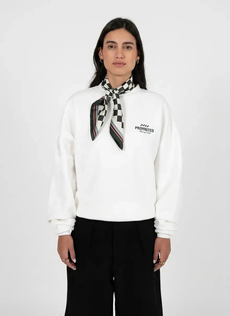 Prohibited In A Rush Crew Neck Offwhite T-Shirt - Subwear
