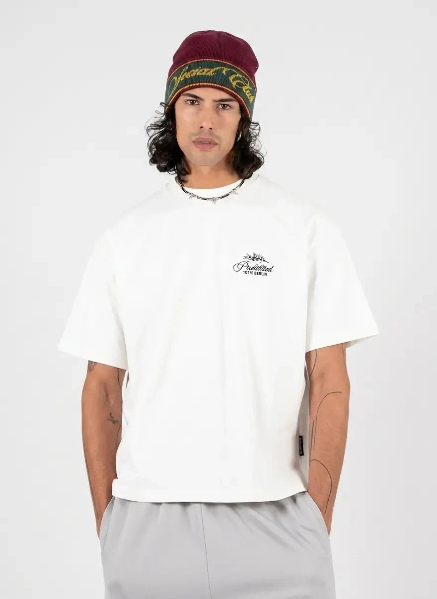 Prohibited Leaf Offwhite T-Shirt - Subwear