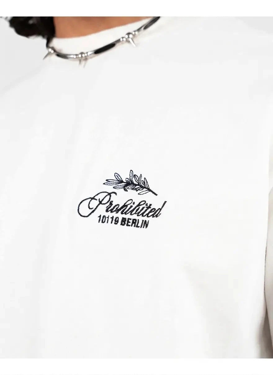 Prohibited Leaf Offwhite T-Shirt - Subwear