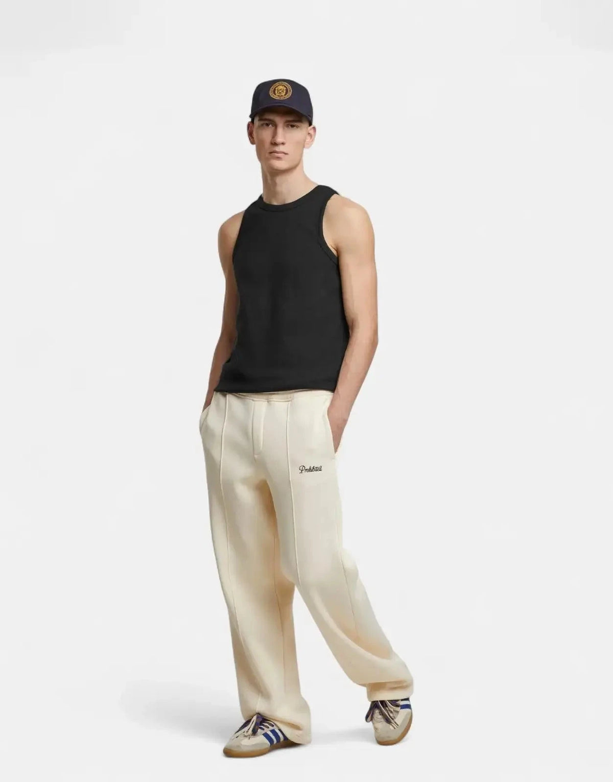 Prohibited Loose Ecru Sweatpants - Subwear