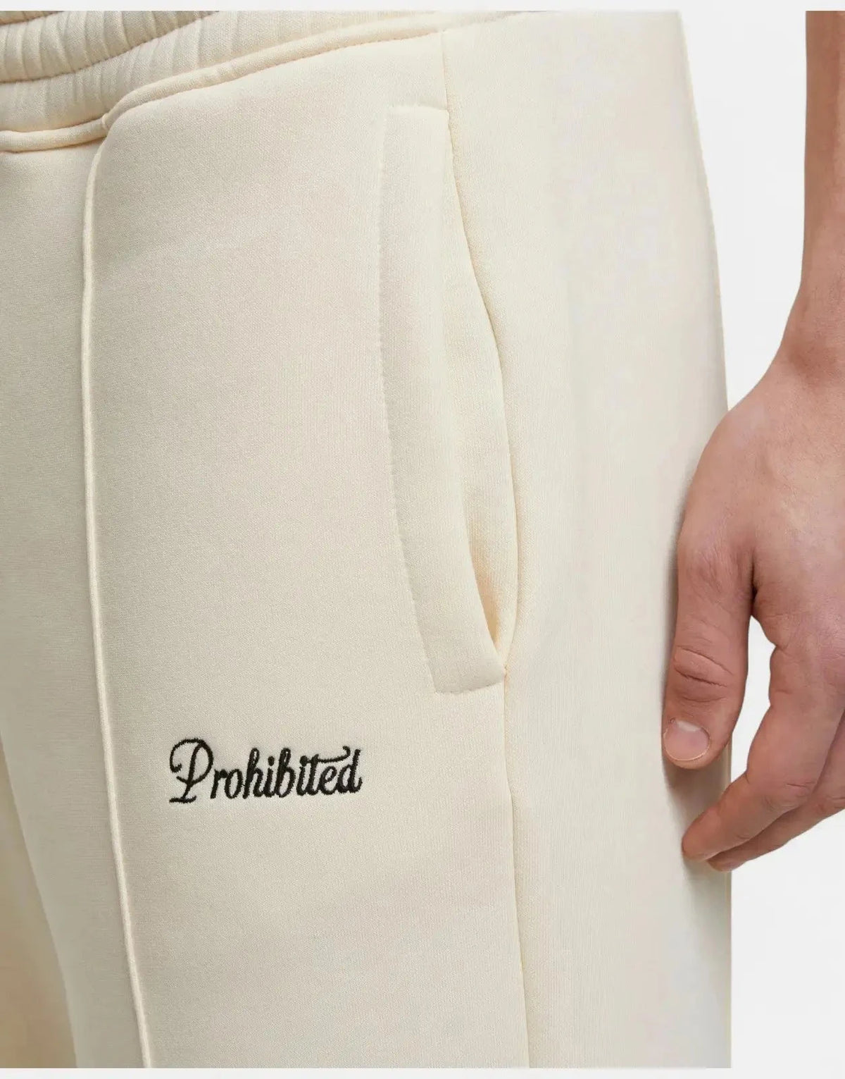 Prohibited Loose Ecru Sweatpants - Subwear