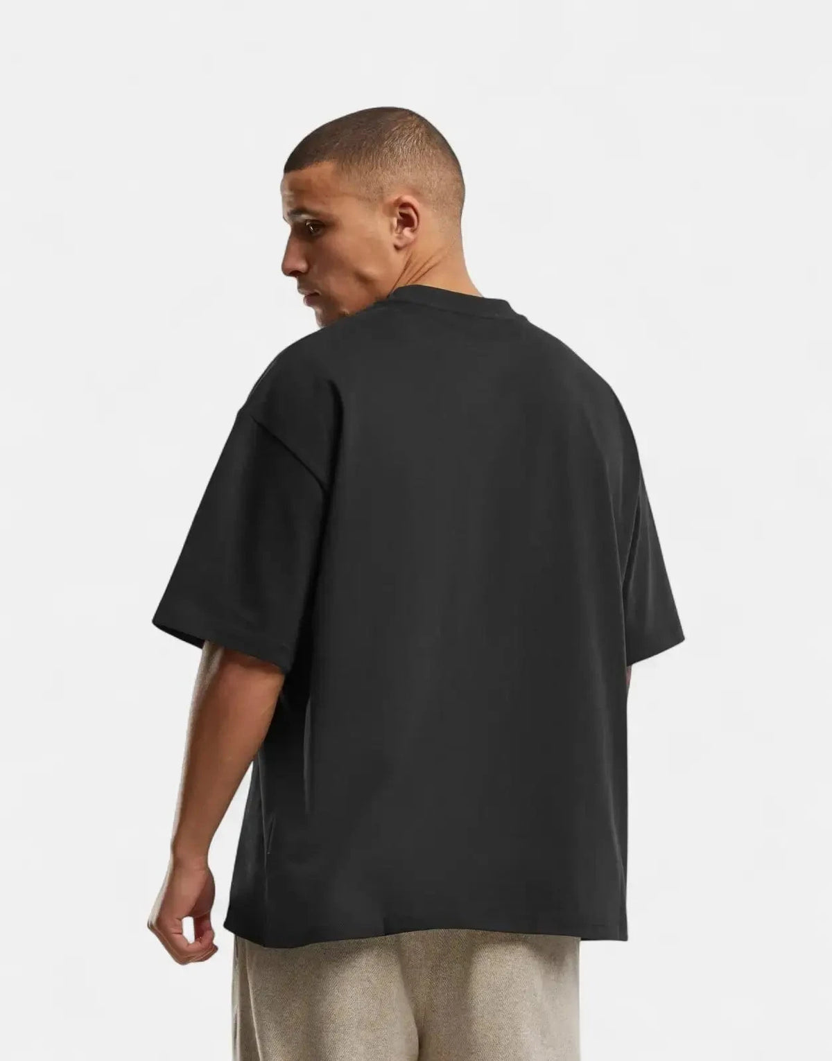 Prohibited Oversized Black T-Shirt - Subwear