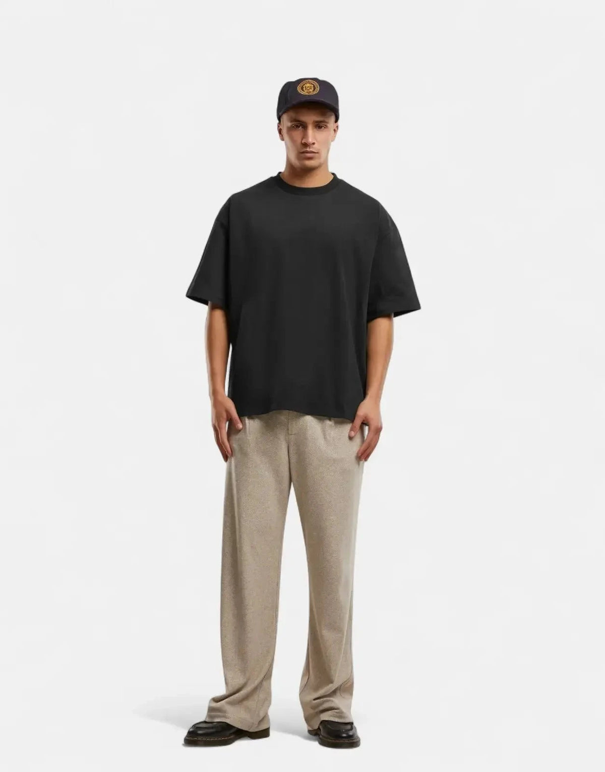Prohibited Oversized Black T-Shirt - Subwear