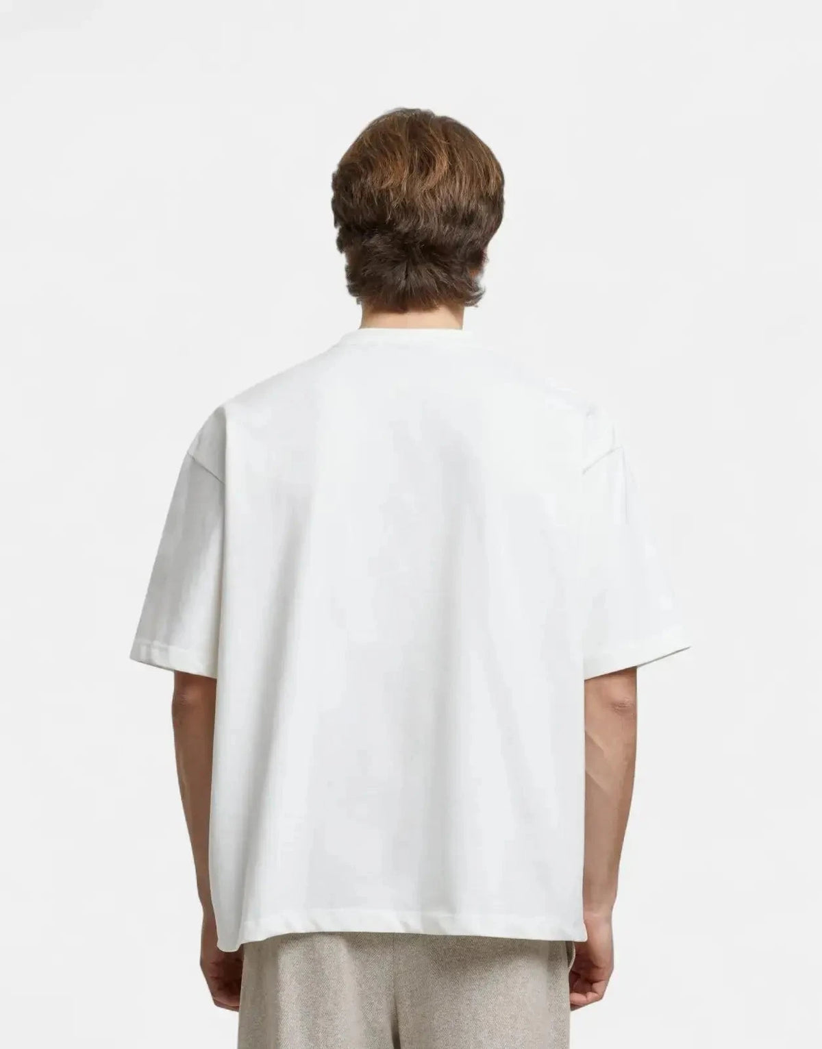 Prohibited Oversized Off-White T-Shirt - Subwear