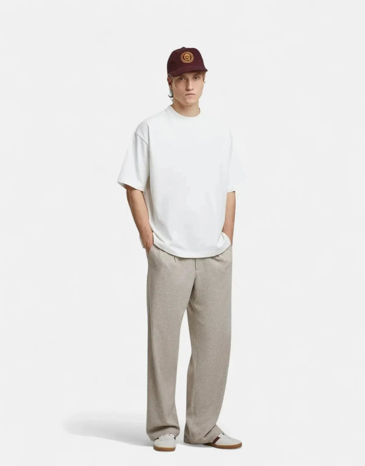 Prohibited Oversized Off-White T-Shirt - Subwear