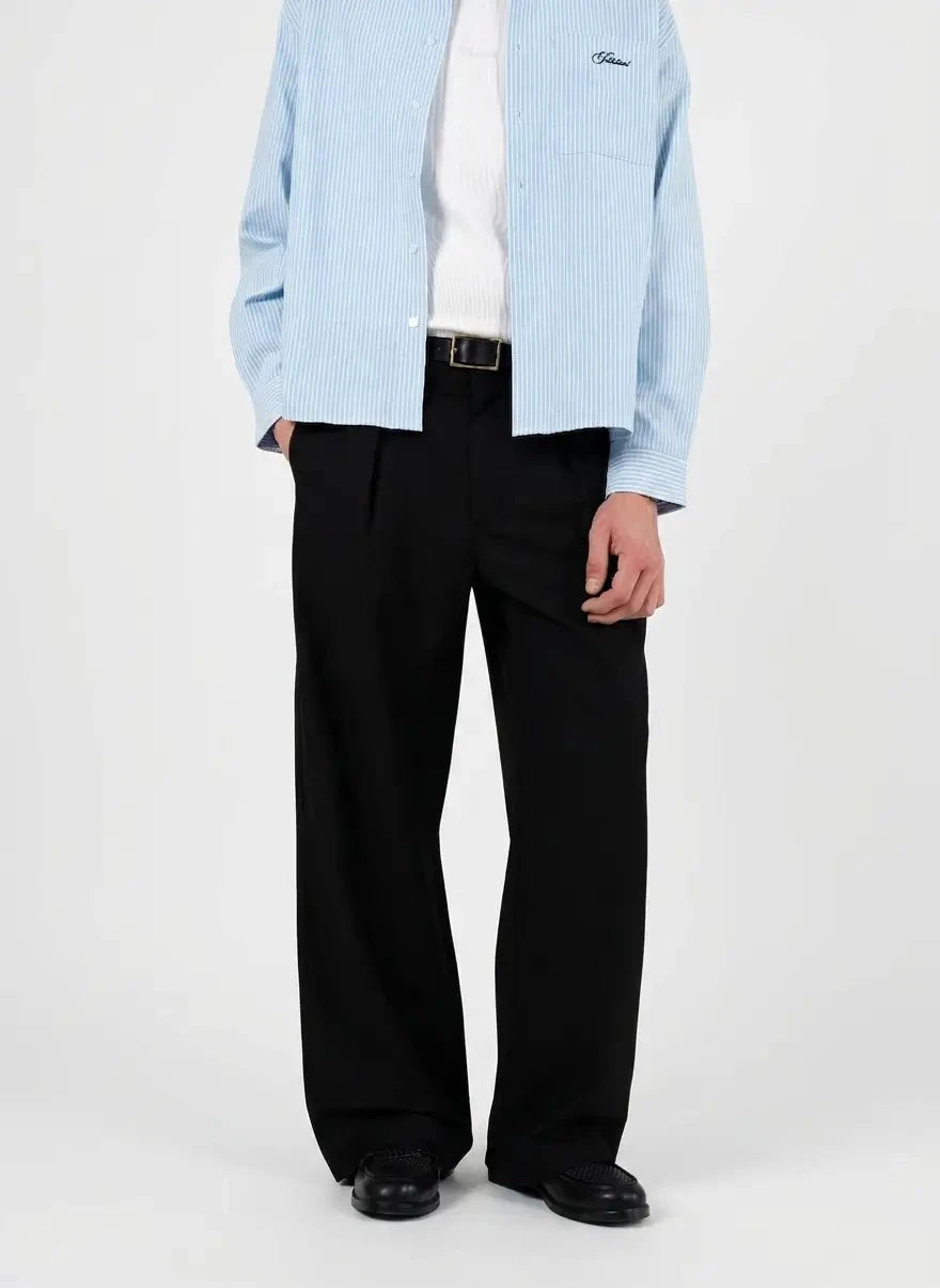 Prohibited Soho Pleated Black Pants - Subwear
