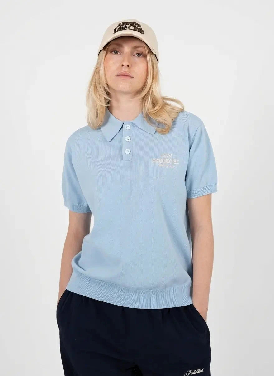 Prohibited Speedtrap Blue Polo Shirt - Subwear