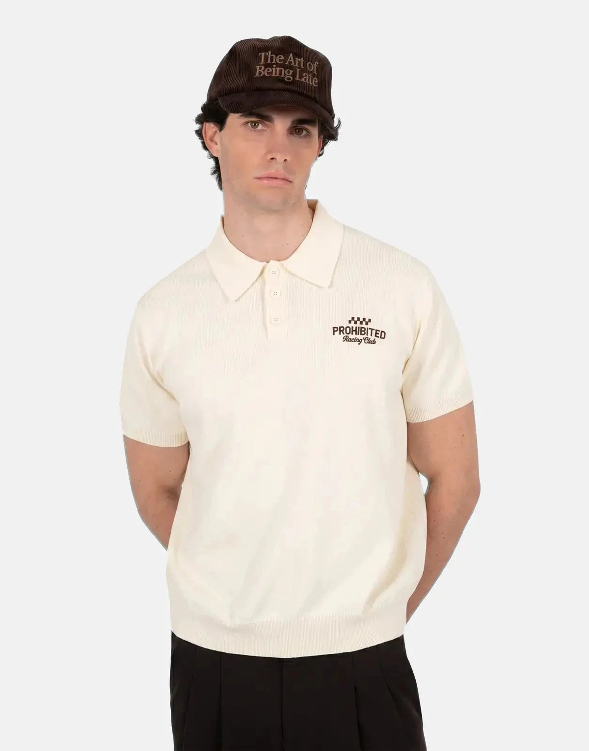 Prohibited Speedtrap Offwhite Polo Shirt - Subwear